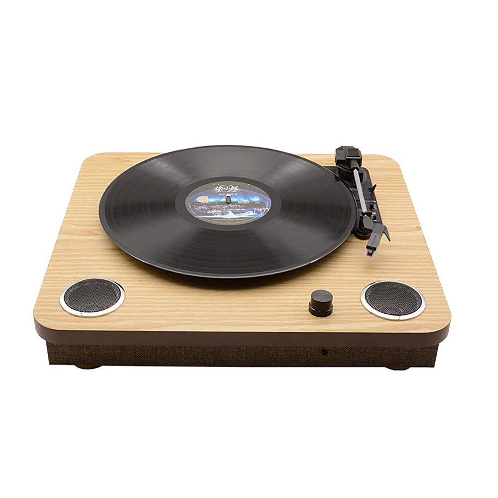 EHVYBDX Vinyl Record Player European-Style Phonograph Retro Cafe Restaurant Nostalgic Furnishings Living Room Antique Vinyl Record Player for Office