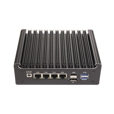 ANDAQI Micro Firewall Appliance, Mini PC, OPNsense, VPN, Router PC, N100 N150, RS52, 4 x 2.5GbE I226-V, Type-C, HDMI, DP, SIM Slot, Support CNVI GPIO, 8G RAM, 64G SSD
