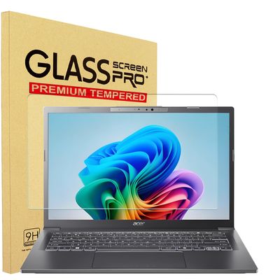 YINOVEEN 14 Inch Tempered Glass Screen Protector for 2023-2025 Acer Aspire 14 AI/Aspire Spin 14/Aspire Go 14/Aspire 14, Swift 14 AI/Swift X 14/Swift Go 14/Go 14 AI 14'' 16:10 Laptop,9H, Anti-Scratch