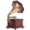 EHVYBDX Retro Gramophone, Record Player Turntable Bl Vinyl Player with Stereo Speakers Vinyl Records Phonograph view 2