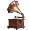 EHVYBDX Retro Gramophone, Record Player Turntable Bl Vinyl Player with Stereo Speakers Vinyl Records Phonograph view 3