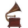 EHVYBDX Retro Gramophone, Record Player Turntable Bl Vinyl Player with Stereo Speakers Vinyl Records Phonograph view 4