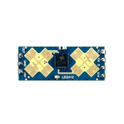 HLK-LD2412 HLK-LD2410B 24G 9m Human Presence and Motion Sensor Long Distance and Larger Angle Radar FMCW Ranging Module LD2412(HLK-LD2412 Module)