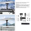 Hilitand Satellite Roof Mount for Gen 3 360 Rotation 160 Tilt Adjustable Stainless Steel Installation Kit for RV Boat Rooftop Camping view 2