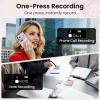 AI Voice Recorder, NEWYES Ailog Smart Digital Audio Recorder Meeting Card, Transcribe & Summarize, Translation, 64GB for Meetings, Conference, Business, Calls, HR Women Secretary(Rose Gold) view 4