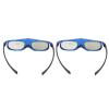 Pssopp DLP 3D Glasses, Lightweight Active Shutter Glasses, High Compatibility, USB Rechargeable, 144Hz Refresh Rate, for 3D Projectors and Home Theaters view 1