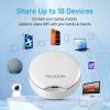 TALKSIM UFO Mobile Hotspot with 1GB Data, 4G LTE Portable WiFi Hotspot Device MiFi, Works with AT&T, T-Mobile, Verizon Network |10 Devices, USA Coverage, No SIM Require, No Contract (White, 1GB 7Days) view 3