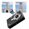 CCD 1080P Digital Camera, 96MP Sensor, 16X Digital Zoom, 2.4 Inch IPS Screen for Vlogging, Travel, and Student Photography, Compact Design(Silver) view 4