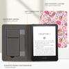 CozyNestCY Stylish West Cowgirl Stand Case For 7"Kindle Paperwhite 12Th 2024 & Kindle Colorsoft With Dust Plug Cute Pink Bow Boot Leather Cover Auto Sleep/Wake & Hand Strap Lovely Kickstand Slim Case view 3