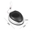 AugustknowU 1000W Car Audio Tweeter Speakers Dome Loudspeakers with ABS Metal Construction for High Frequency Range and 93dB Sensitivity, Black Silver, 2 Pack view 2