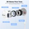 [Apple MFi Certified] USB C Headphones for iPhone 17 16 15, 2 Pack Wired Headphones USB C with Built-in Remote to Control Music, Phone Calls, and Volume for iPhone 17 16 15 Pro Max, Galaxy, Pixel view 4