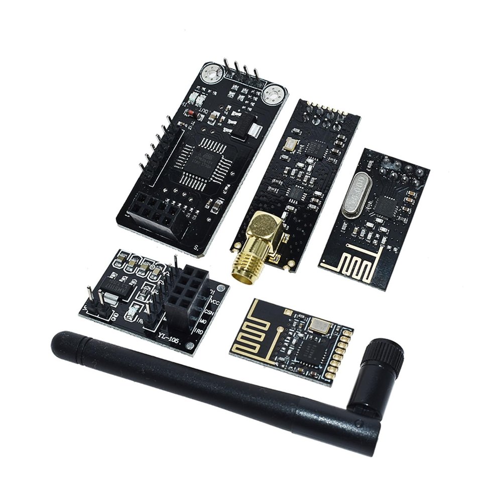1-10pcs NRF24L01+ 2.4G Wireless Data Transmission Module 2.4GHz NRF24L01 Upgrade Version NRF24L01+PA+LNA 1000 Meters for Arduino(NRF24L01 PA 4PCS)