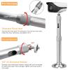 ERRULAN Pole Mount 360 Security Camera Outdoor, Retractable Camera Surveillance Pole and Bracket, Universal Aluminum Alloy Mount Pole Bracket for School/Parking Lot(150-300cm/59-118in) view 4