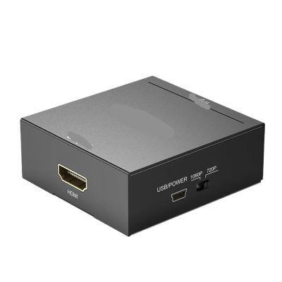 AV To HDMI Converter To RCA Video Adapter With Mini USB Power Cable For TV Box Projector Game Console To(AV to HDMI Converter)