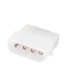 ACGTUY 1pcs/lot Computer Cooling Fan Power Cables 4Pin to 3Pin Fan Power Cable Adapter Connector 12v*2/5v*2 for CPU PC Case Fan view 4