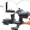Camera L Bracket with Cold Shoe Mount & NATO Rail 38mm Arca Quick Release Plate for DSLR Mirrorless Cameras 4.02x1.50x4.02inch view 2