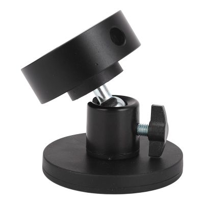 Zunate Magnetic Mount for Mini Dish Adjustable Angle Aluminum Alloy Base with Strong Magnetic Attachment, Portable Tripod Adapter for Car Roof & Outdoor Installation