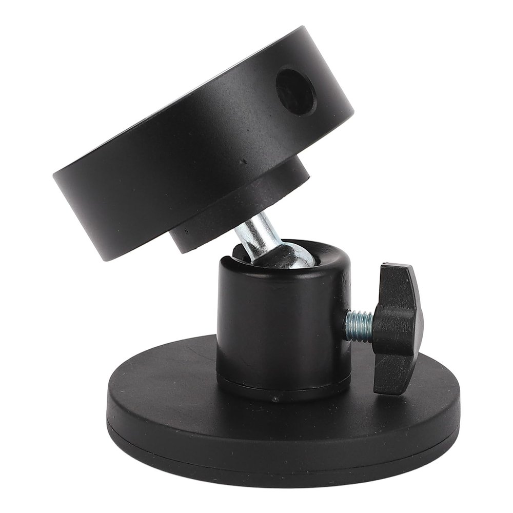 Zunate Magnetic Mount for Mini Dish Adjustable Angle Aluminum Alloy Base with Strong Magnetic Attachment, Portable Tripod Adapter for Car Roof & Outdoor Installation