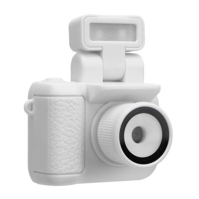 Fabater Mini Keychain Camera, 1080P Mini Retro Digital Camera, 1.44 Inch HD Display Thumb Sized Tiny Portable Small Camera with 32GB Memory Card, Built in Flash (White)