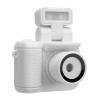 Fabater Mini Keychain Camera, 1080P Mini Retro Digital Camera, 1.44 Inch HD Display Thumb Sized Tiny Portable Small Camera with 32GB Memory Card, Built in Flash (White) view 1