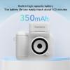Fabater Mini Keychain Camera, 1080P Mini Retro Digital Camera, 1.44 Inch HD Display Thumb Sized Tiny Portable Small Camera with 32GB Memory Card, Built in Flash (White) view 2
