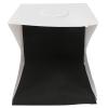 40cm LED Foldable Lightbox, Photography Softbox with 6 Colors Background, Brightness 10 Levels, 140pcs Quality Chips, Top Hole for Jewelry and Small Objects view 3
