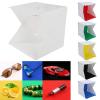 40cm LED Foldable Lightbox, Photography Softbox with 6 Colors Background, Brightness 10 Levels, 140pcs Quality Chips, Top Hole for Jewelry and Small Objects view 4