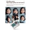 LAISANIM Mini Retro Keychain Camera, 1080P HD Display, 0.96 Inch Screen and Built in LED Light, Pocket Video Recorder with 128GB Card, for Travel Study Recording (Green) view 4