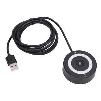 LAISANIM USB Fingerprint Reader Fingerprint, Hello Automatic Driver Installation, with 1.5m Extension Cable, Store up to 10 Unique Fingerprints