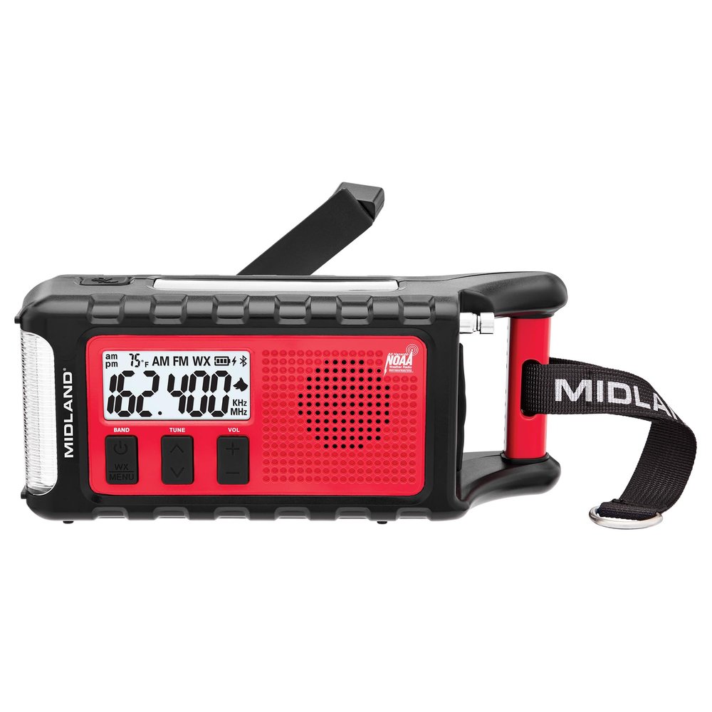 Midland - ER310PRO, Portable Emergency Bluetooth Weather AM/FM Radio