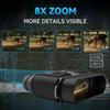 Night Vision Goggles with 32GB for Total Darkness,Digital Infrared Night Vision Binoculars with 3'' HD Screen for Observing and Recording Birthday Gifts for Men. view 4
