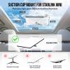 Starlink Mini Suction Cup Mount, Strong Grip Anti-Shake Vibration-Proof, 3s No-Tool Install, Scratch-Resistant, Stable Satellite Signal, Fits Car Sunroof/Window/RV/Boat/Road Trips, 4 Replaceable Cups view 2