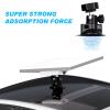 Pongnas Rectangular Satellite Suction Cup Mount Mini Dish Holder Adjustable Angle Clamp No Drilling Required for RV Yacht Roof Rack with Strong Suction for Glossy Surfaces view 4