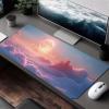 Mouse Pad Sky Gaming Mouse Pad Blue Computer Desk Mat Keyboard Mat with Stitched Edges Waterproof Anti-Slip Rubber Base Smooth Surface PC for Home Office Accessories, Gifts 48 x 24 in PjY6298 S-3 view 3