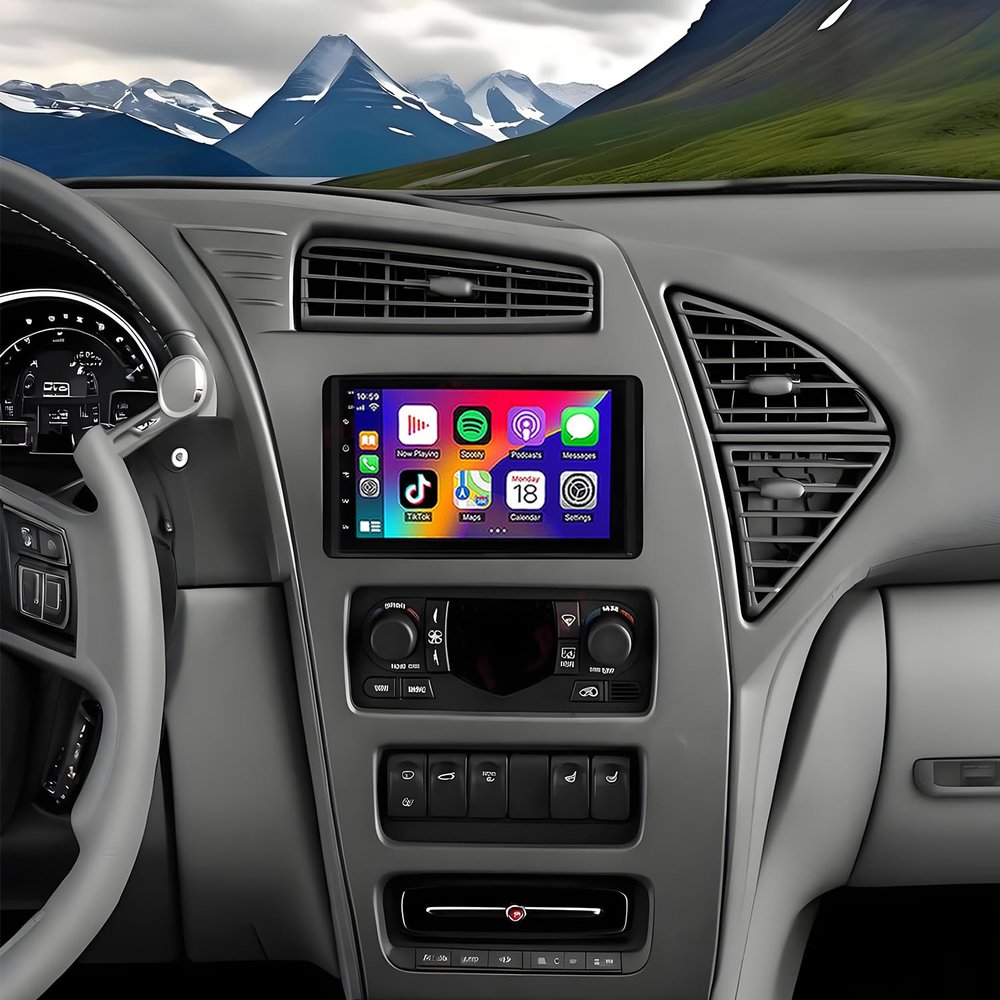 5G WiFi Android 13 Car Stereo for Buick Rendezvous 2002-2007, 7 Inch IPS HD Touch Screen Car Radio Wireless CarPlay Android Auto, GPS FM/SWC Bluetooth 1080P Backup Camera-2+32G