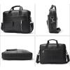 Briefcase Business Bag Portable Top Layer Cowhide Computer(D) view 2