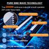 1000/1500/2000/2500/3000/4000W Pure Sine Wave Inverter 12V DC to 110V/120V AC Converter for Home, RV, Truck, Off-Grid Solar Power with Dual AC and 5V 2.4A USB,2000W view 4