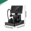 4.3-Inch LCD Diamond Girdle Microscope - 1000x HD Viewer for Jewelry Testing and Girdle Code Analysis view 3
