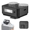 ZENIKO ZA-12B Dual Dial Retro Mini Flash - 2.5s Recycle, 7-Level Power, 400 Shots Single-Contact hotshoe Camera Flash for Fujifilm XM5/XT3, Sony A7M3, Ricoh GR3/4 Camera(Black) view 1