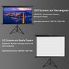 4:3 16:9 Projector Screen with Stand Tripod, Wall Mounting Cinema Screen for Home Theater Backyard Party Movie Nights(84"(4:3)) view 3
