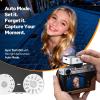 ZENIKO ZA-12S Dual Dial Retro Mini Flash - 2.5s Recycle, 7-Level Power, 400 Shots Single-Contact hotshoe Camera Flash for Fujifilm XM5/XT3, Sony A7M3, Ricoh GR3/4 Camera(Silver) view 4