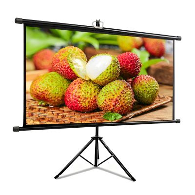 60"-120" Portable Projector Screen, for Home Theater Cinema Indoor Outdoor 4:3 16:9 Projector Movie Screen Tripod Stand(60"(16:9))
