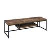Oak and Black 1-Shelf TV Stand with Storage Cabinets,TV Cabinet Entertainment Center with Storage CabinetModern Media Console Table,for Living Room Decor, Office,Use in The Living Room view 3
