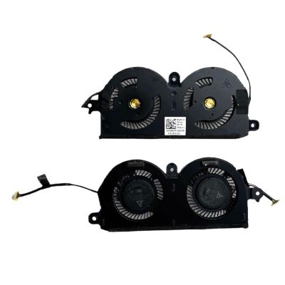 0980WH for XPS 13 9370 9380 P82G Laptop Cooling Fan DC05V 0.4A Cooler Fan CN-0980WH 980WH Heatsink Radiator(2Pcs 0980WH)