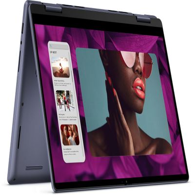 Dell Inspiron 14 2-in-1 2024 Personal Laptop ~ 14" WUXGA 60Hz IPS Touch ~ AMD Ryzen 5 8640HS ~ 32GB DDR5~2TB M.2 NVMe ~ Backlit Keyboard Fingerprint ~ Wi-Fi 6E ~ Windows 10 Home ~ Midnight Blue