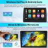 Laueily 10 inch Touch Screen Radio for GMC Acadia 2009 2010 2011 GPS Head Unit,Double Din Car Stereo for GMC Acadia Installation Kit with CarPlay/Android Auto,Bluetooth WiFi SWC+ Backup Camera,4G+64G view 2