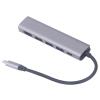 5 in 1 USB C Hub Adapter, USB C Hub Expander with 4K HD Multimedia Interface, Portable USB Splitter for Laptop Display, Multi Port Hub with USB30. and USB20. Ports, Compatible view 2