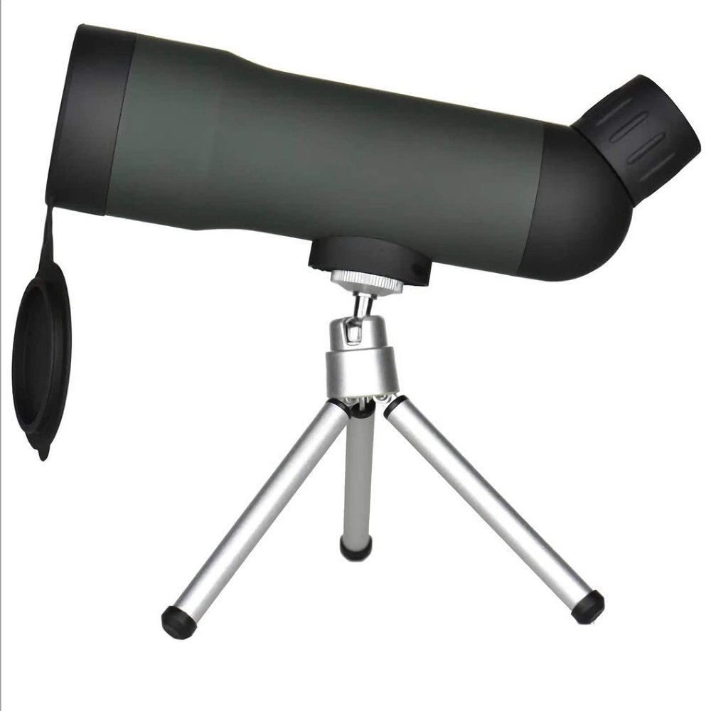 20x50 Monocular Telescope - High-Power, High-Magnification, Low Light Telescope with Retractable Lens Hood, Ideal for Hiking, Traveling, and Bird Watching