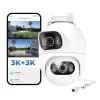 CEATYU Outdoor Surveillance 3K+3K Dual Lens Camera 360 PTZ/Colour Night Vision/7/24 Work/Compatible for MiHome App - EC6 Dual Upgraded view 2