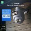 CEATYU Outdoor Surveillance 3K+3K Dual Lens Camera 360 PTZ/Colour Night Vision/7/24 Work/Compatible for MiHome App - EC6 Dual Upgraded view 3
